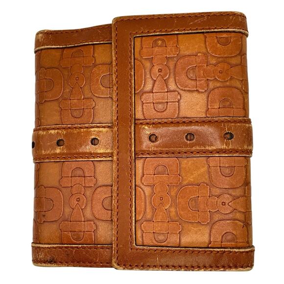 Gucci Brown Leather Horsebit Wallet with Gold Buckle - Picture 9 of 13
